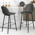 Levede 2x Bar Stool Barstools Counter Grey-2006733275812466694