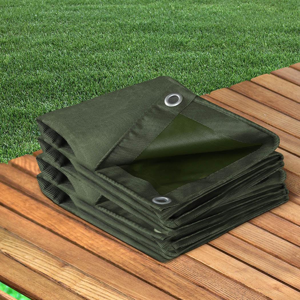 Polyester Canvas Tarp Tarpaulin Sun 2x2 Meter-2018816671220895750