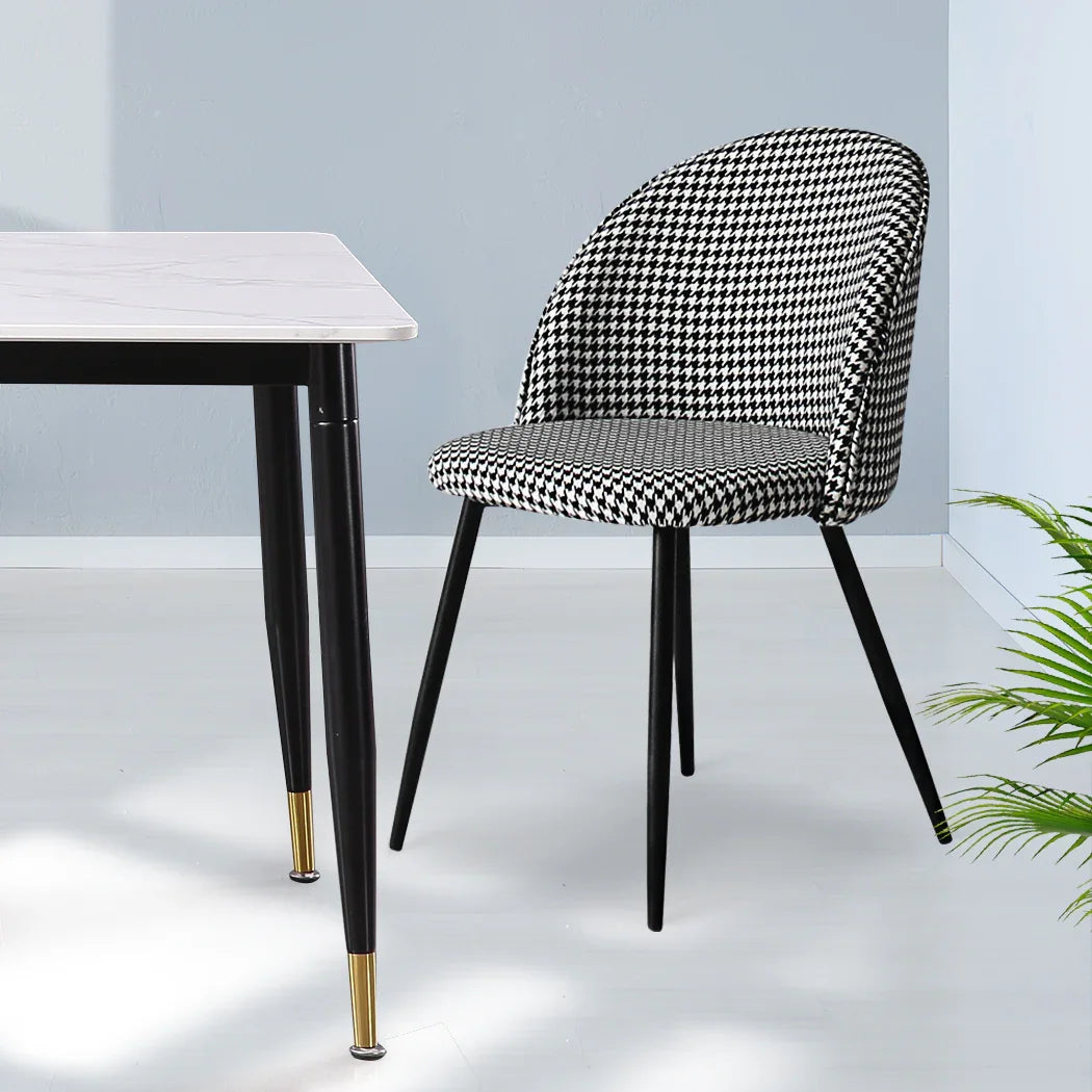 Levede 4x Dining Chairs Kitchen Cafe-2006732721266757638