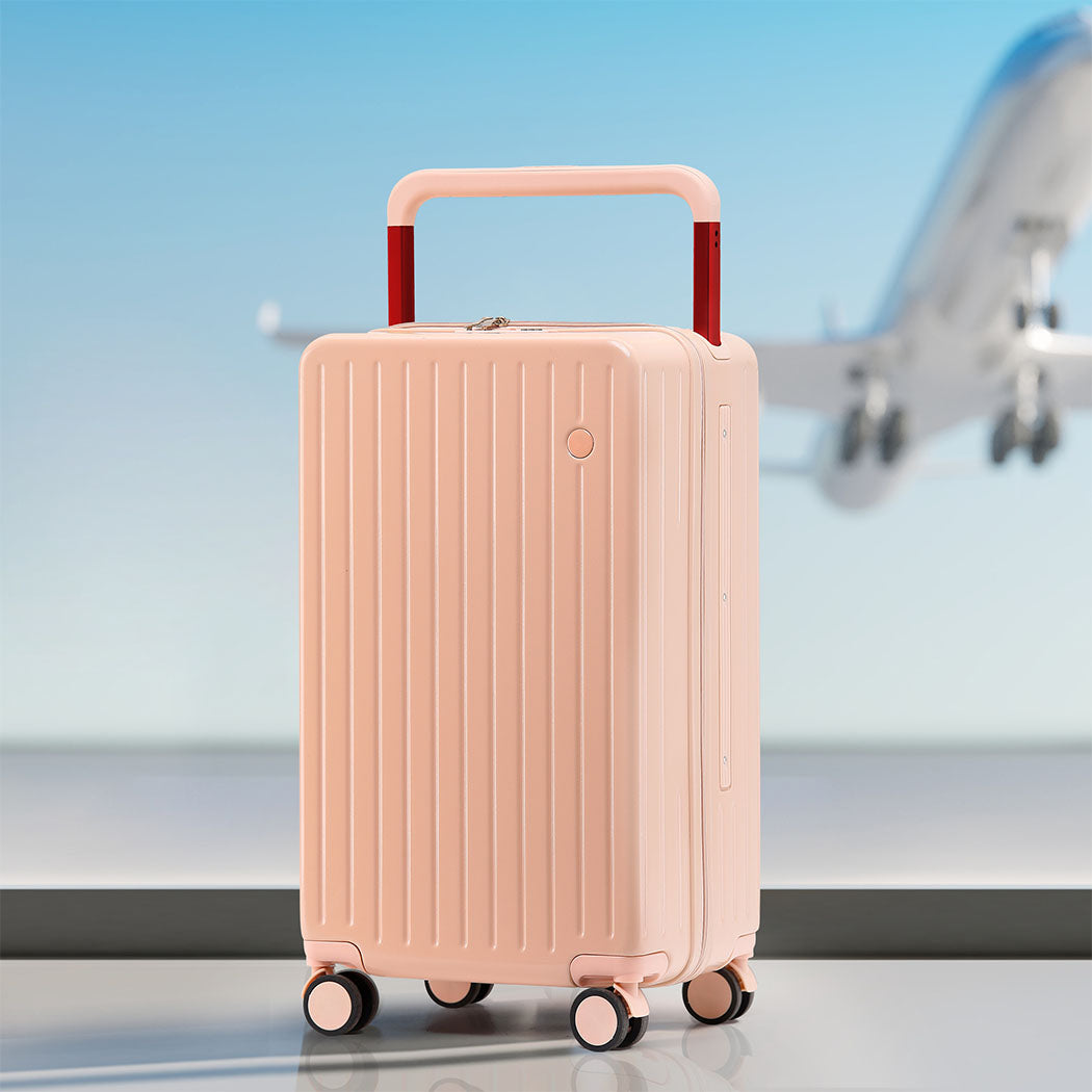Slimbridge 20" Luggage Wide Handle TSA Lock Pink-1894516770576928774