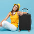 Slimbridge 20" Carry On Travel Luggage Black 20 inch-1864184359662260230