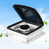 Manan Caravan Roof  Vent Hatch RV Shower Air Exhaust 12V Fan LED Light Trailer-1864183253821427718