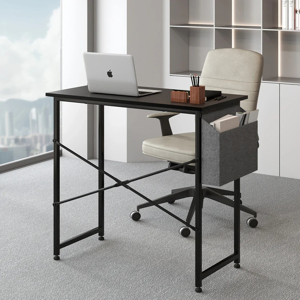Levede Computer Desk Study Table with Storage Bag Home-2050056910589267974
