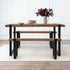 Levede Wooden Dining Sets 1XTable+2X-2006733279557980166