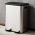 Toque 60L Pedal Bin Kitchen Waste Can Recycling Dustbin-2006733412735520774