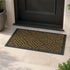 Marlow Front Door Mat 43x73cm Heavy Duty Non Slip Grass Scrape Garden Brown-2109799593108246535