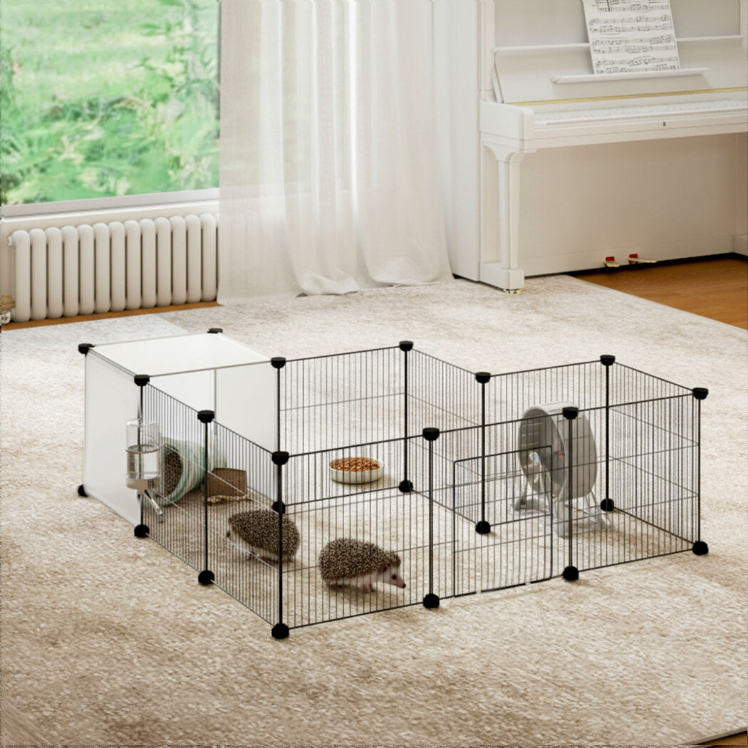 Pawz 14 Panels Hamster Playpen Puppy Small Pets Fence-2050056793798873094