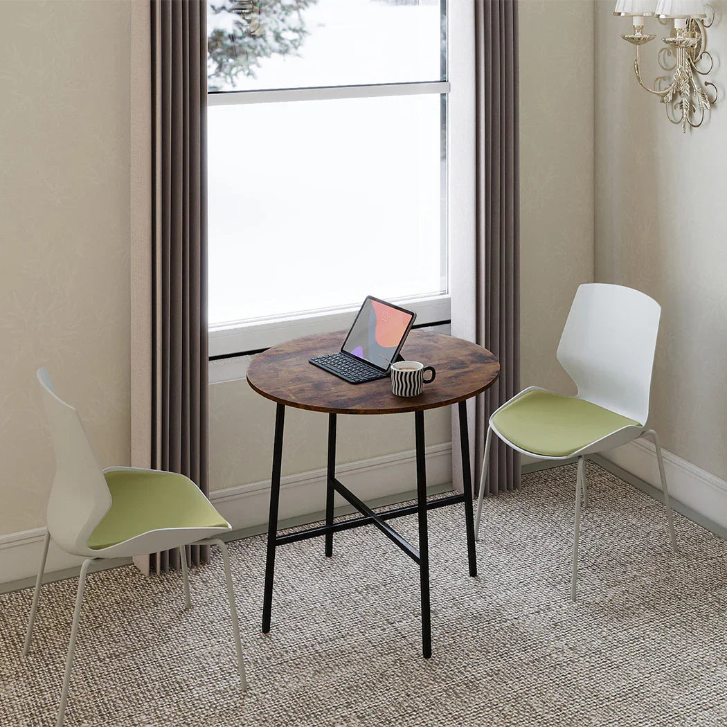 Levede Dining Table Round Kitchen 4 Person Coffee 80cm-2050056814795558918