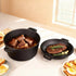 Toque 5.84L Double Dutch Oven 2 in 1 Cast Iron Pan-2050056750580764678