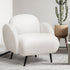 Levede Sofa Chair Fleece Upholstered Single White-1894516737014108166
