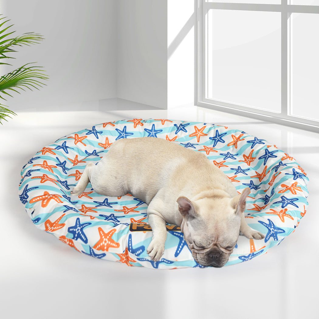 PaWz Pet Cool Gel Mat Cat Bed Dog Bolster L Large-2018816727495872518