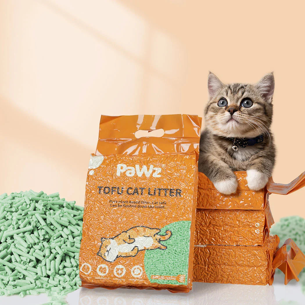 PaWz 2.5kg Tofu Cat Litter Clumping Green Tea x1-2018816645853745159