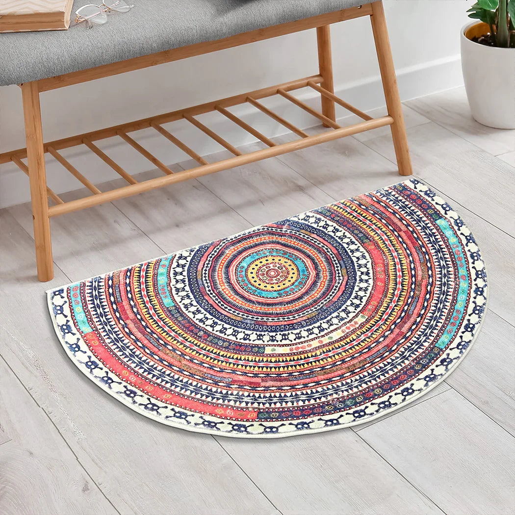 Marlow Door Mat Half Moon Semi-Circle Rug 60x90-2018816657845260294