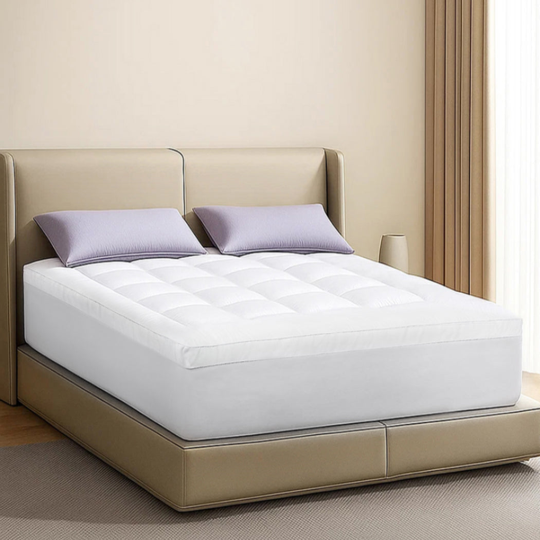 Dreamz Mattress Topper Pillowtop Cover Bed Protector Queen-2029387307706093574
