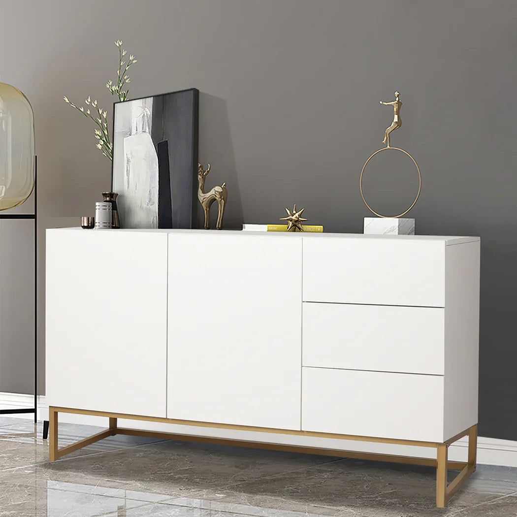 Levede Buffet Sideboard Storage Cabinet White-2006733268556320776