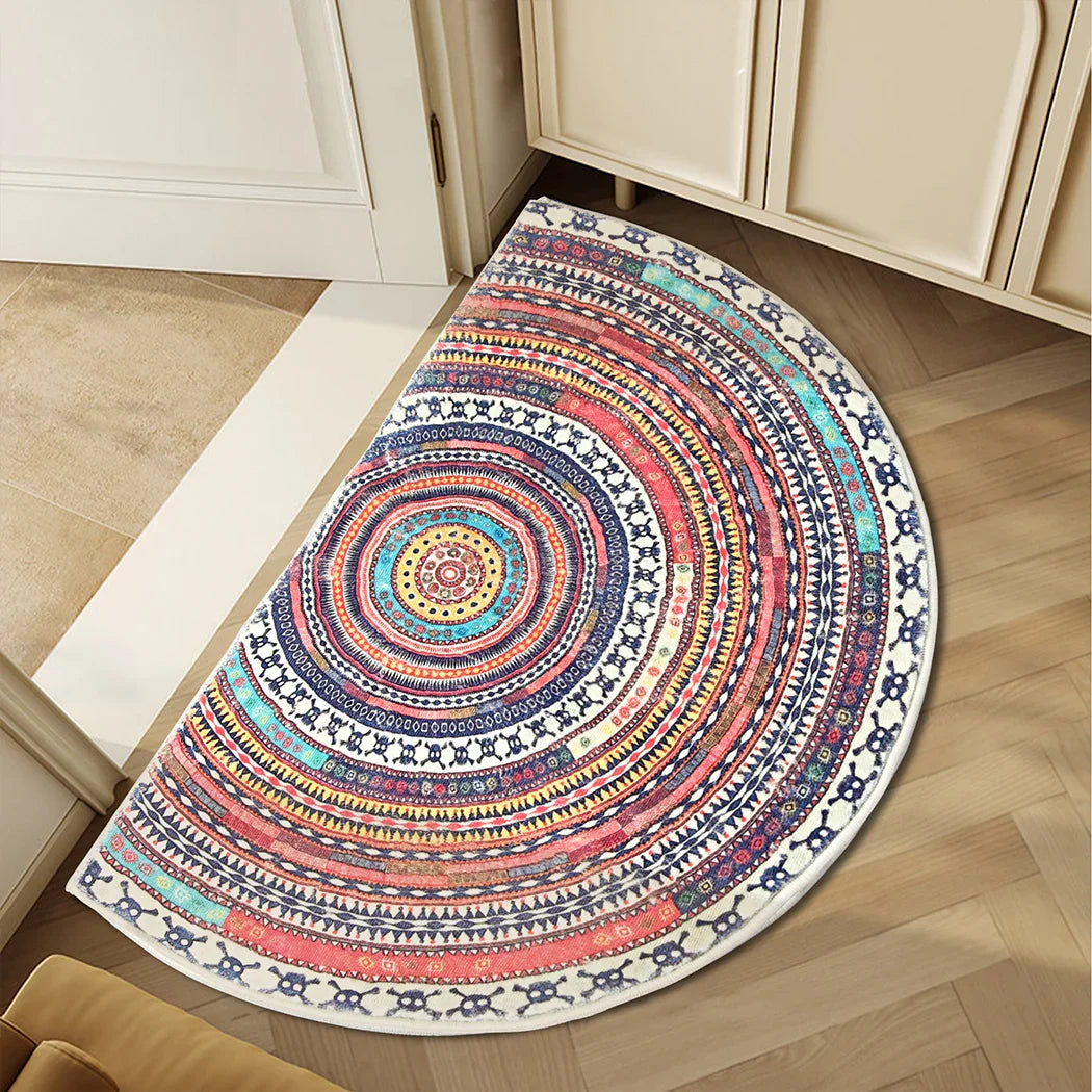 Marlow Door Mat Half Moon Semi-Circle Rug 60x90-2018816657845260295
