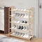 Levede Bamboo Shoe Rack Storage Wooden-1864183515130761220