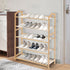 Levede Bamboo Shoe Rack Storage Wooden-1864183515130761220