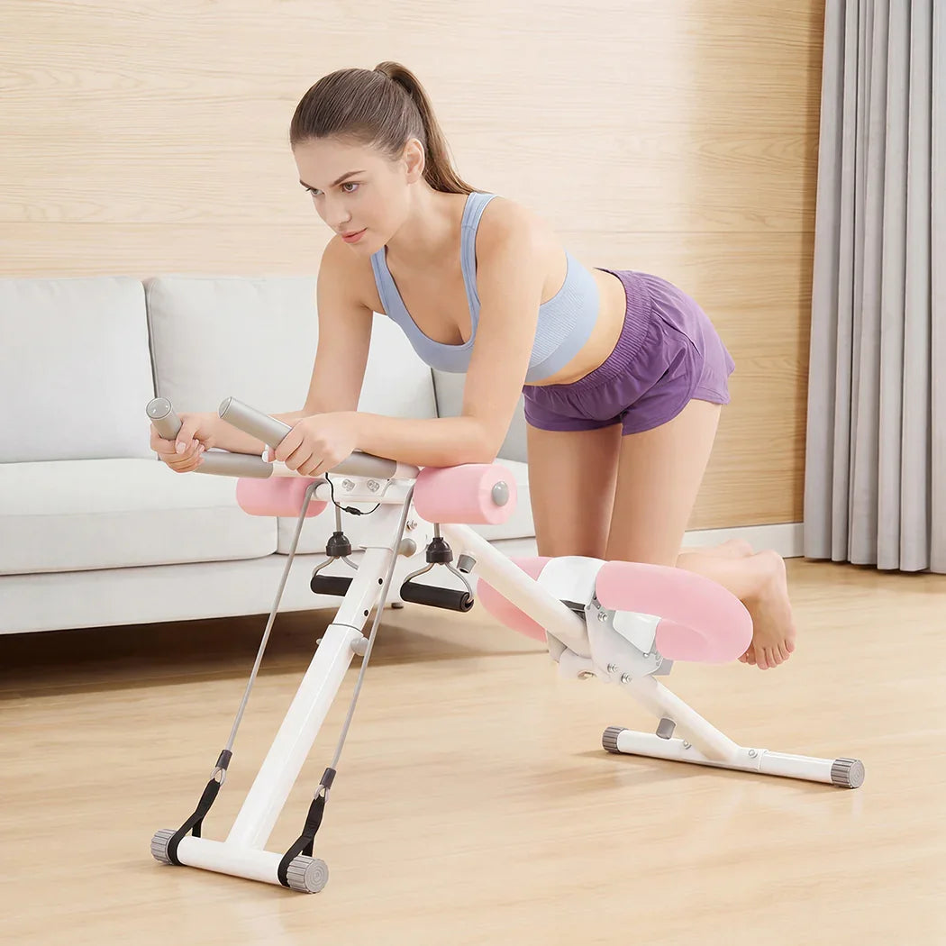 Centra Ab Machine Abdominal Exerciser Knee Protection Foldable Home Gym Cruncher-2050056789289996295