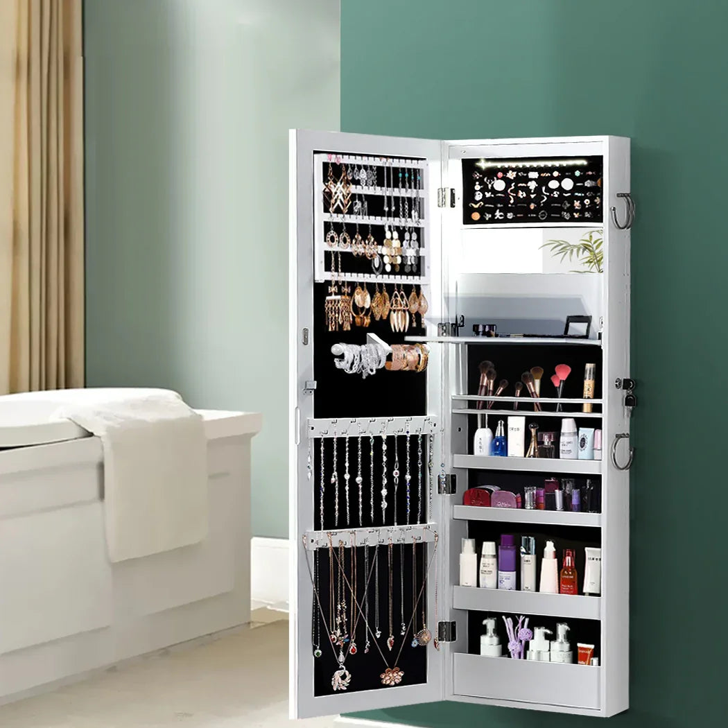 Levede Mirror Jewellery Cabinet Jewelry-2006733194304557064
