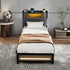 Levede Single Bed Frame with Storage Headboard RGB LED-2050056749460885510