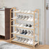 Levede Bamboo Shoe Rack Storage Wooden-2065254633944780806