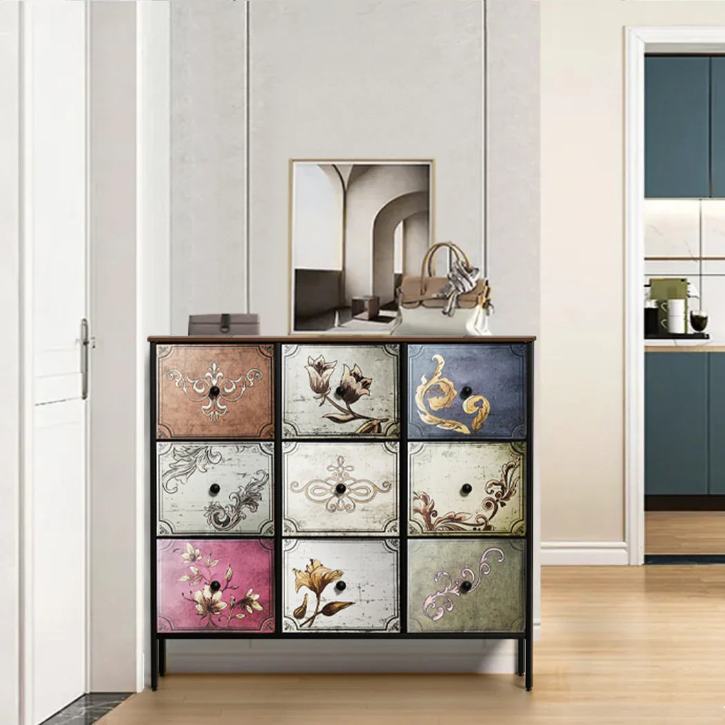 Levede 9 Chest of Drawers Storage Cabinet-2006733278341632006