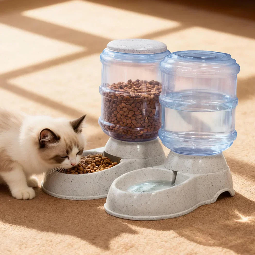Pawz Automatic Pet Feeder Water Dispenser Set 3.5L-2050056903379259399