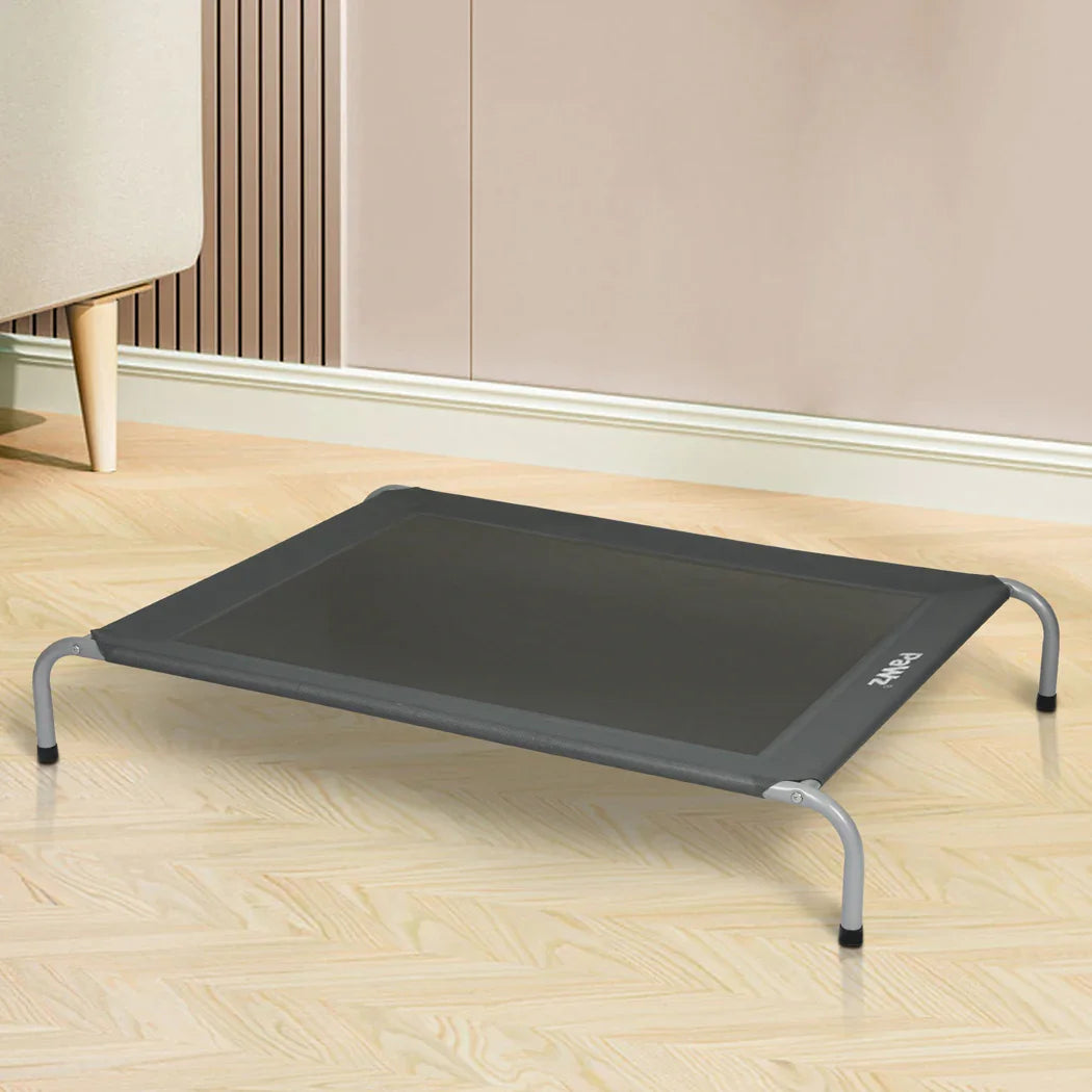 PaWz Elevated Trampoline Pet Bed Dog M Grey Medium-2029387232783241223
