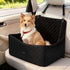 Pawz Dog Car Seat Booster with Safety Belt  Leashes  for Large Sized Dogs Black-2100034987414917127