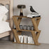 Levede Slim Side Table Storage Compact Coffee Table-2029387217218179079