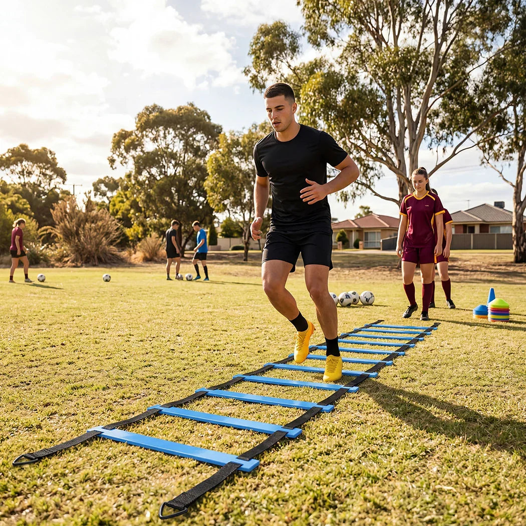 Centra Soccer Agility Training Poles Set Includes 6 Agility Poles Agility Ladder-2050059020542283783
