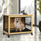 PaWz Wooden Wire Dog Kennel Side End L Large-2018816896866062343