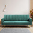 Levede Sofa Bed Convertible Velvet Lounge Recliner Couch Sleeper 3 Seater Green-2006732804997648391