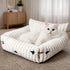 Pawz Cat Bed Extended Soft Plush Lounge Sofa Couch Pet Small Dog Removable Cover-2050056783430553607
