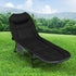 Levede Folding Camping Bed Camp Cots Black-1894516773374529543