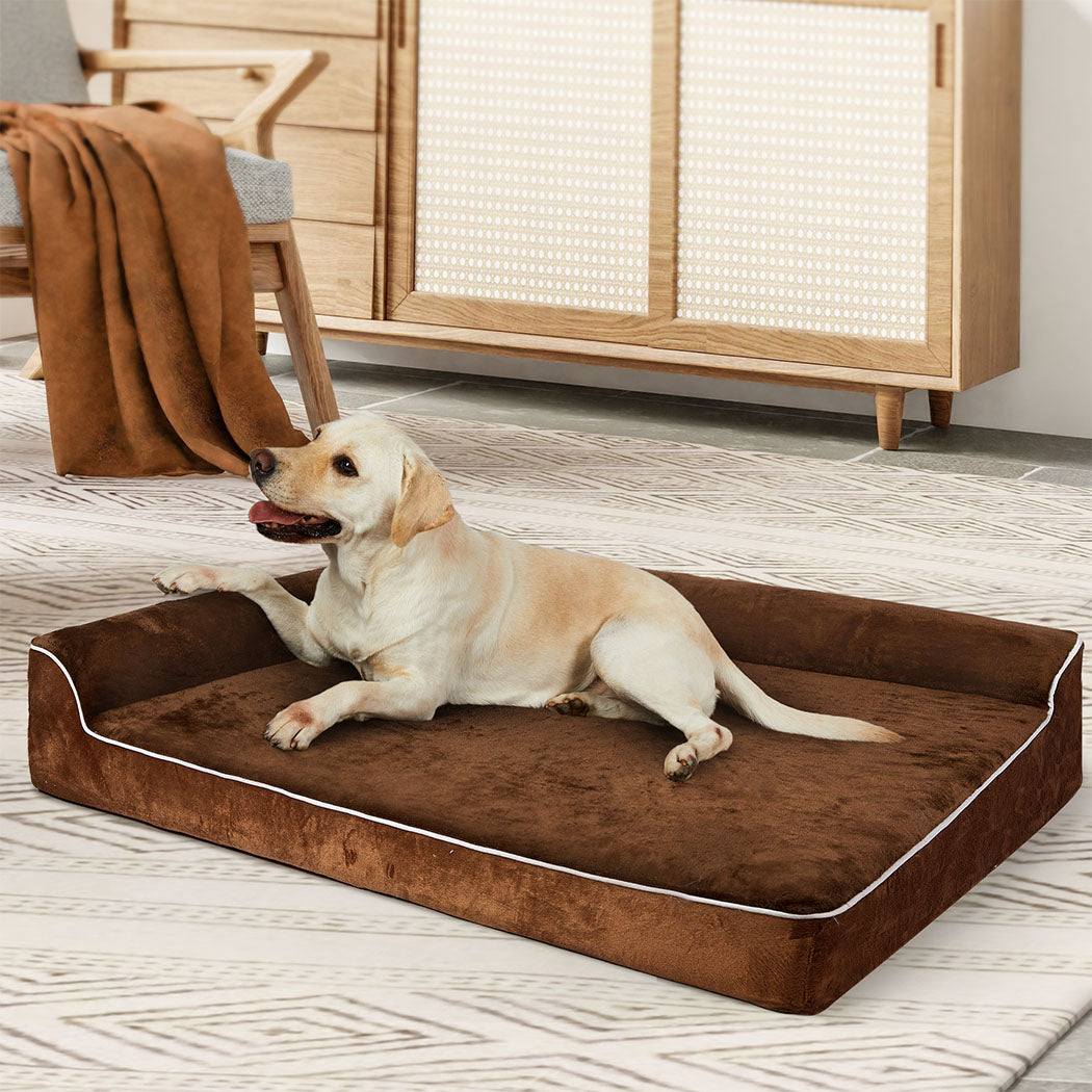 Pawz Orthopedic Dog Bed XXL Coffee-1894516776776110087