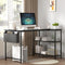 Levede L Shaped Computer Desk Corner Desk Black-2029387249963110407