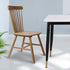 Levede 2x Dining Chairs Kitchen Windor Oak-1886651050086240263