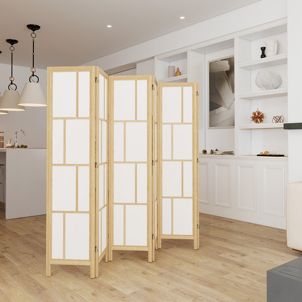 Levede 6 Panel Room Divider 170cm Freestanding Screen-1973194197183893511