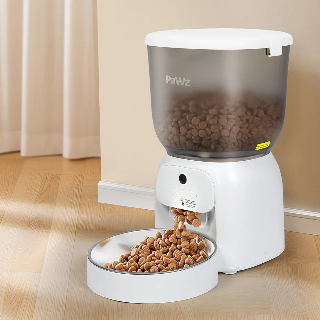 Pawz 4L Auto Pet Feeder Automatic Camera WiFi App-2006732706821574663