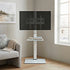Levede TV Floor Stand 32-65 Inch Universal Swivel Height Adjustable Mount White-2050056791261319175