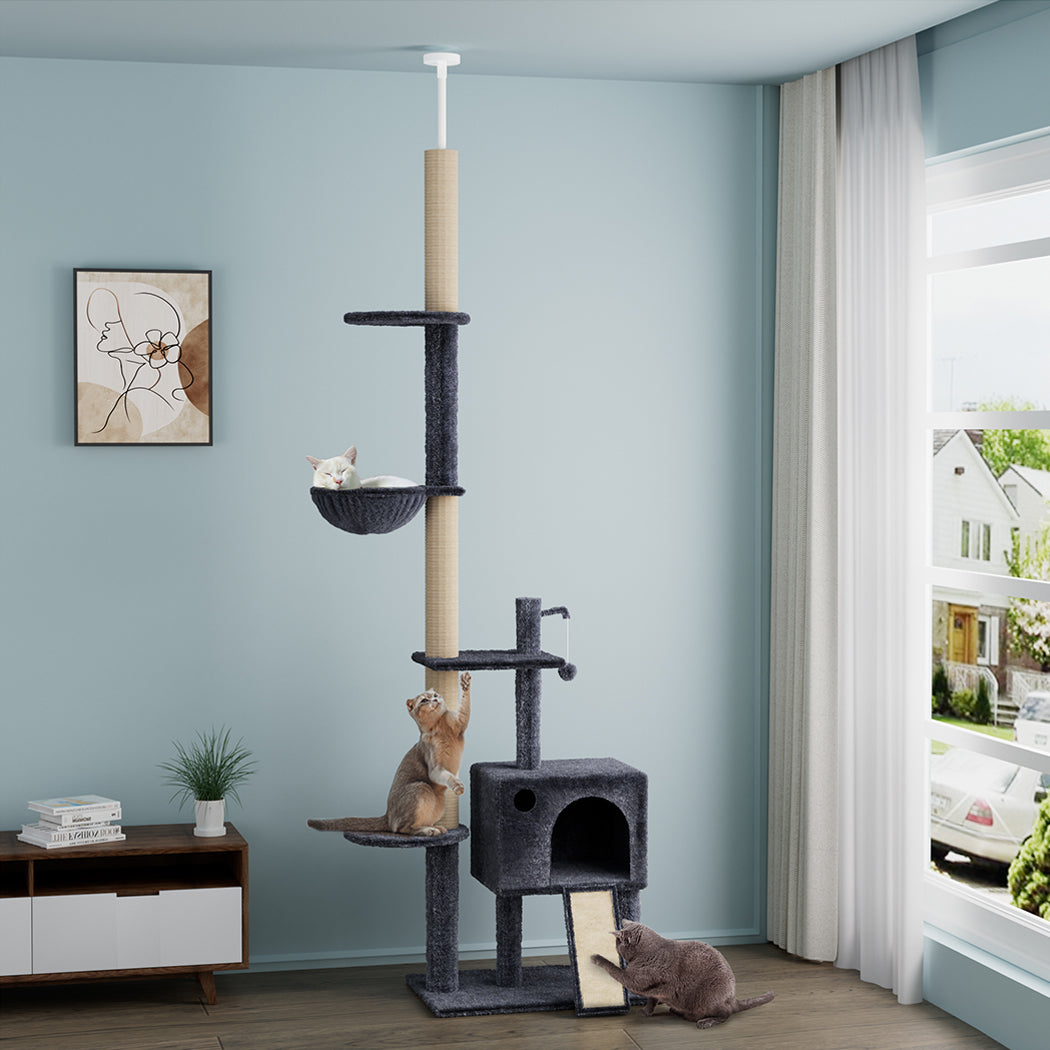 Pawz Cat Tree Scratching Post Scratcher Hammock Condo-1937319822450888711
