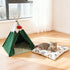 Pawz Pet Tent Dog Cat Tent Bed Washable Indoor Green-2050056804792143879