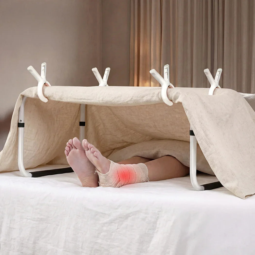 Levede Bed Blanket Lifter for Feet Knee Ankle Cradle 66-86cm Adjustable Height-2050059006659137543