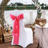 50x Satin Chair Sashes Cloth Cover Wedding Mauve-1864183522114277382