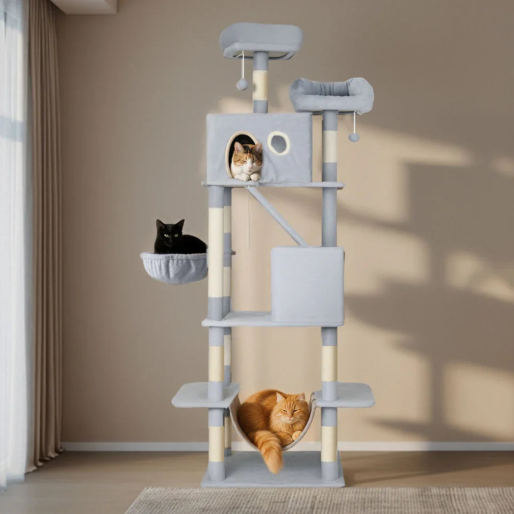 Pawz Cat Tree Scratching Post Scratcher 206cm Climbing-2050056906113945607