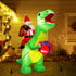Santaco Christmas Inflatables Outdoor Santa Claus Riding Dinosaur Lights D�cor-2065254639862943751
