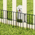 Mountview 10 Pcs Garden Fence Border Rustproof Metal-2050056905409302534