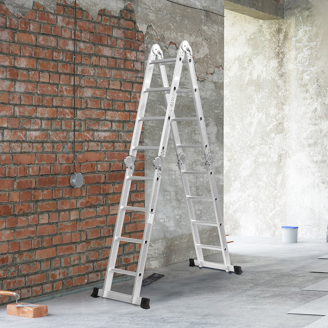 Traderight Multi Purpose Ladder Aluminium-2018816831023878151